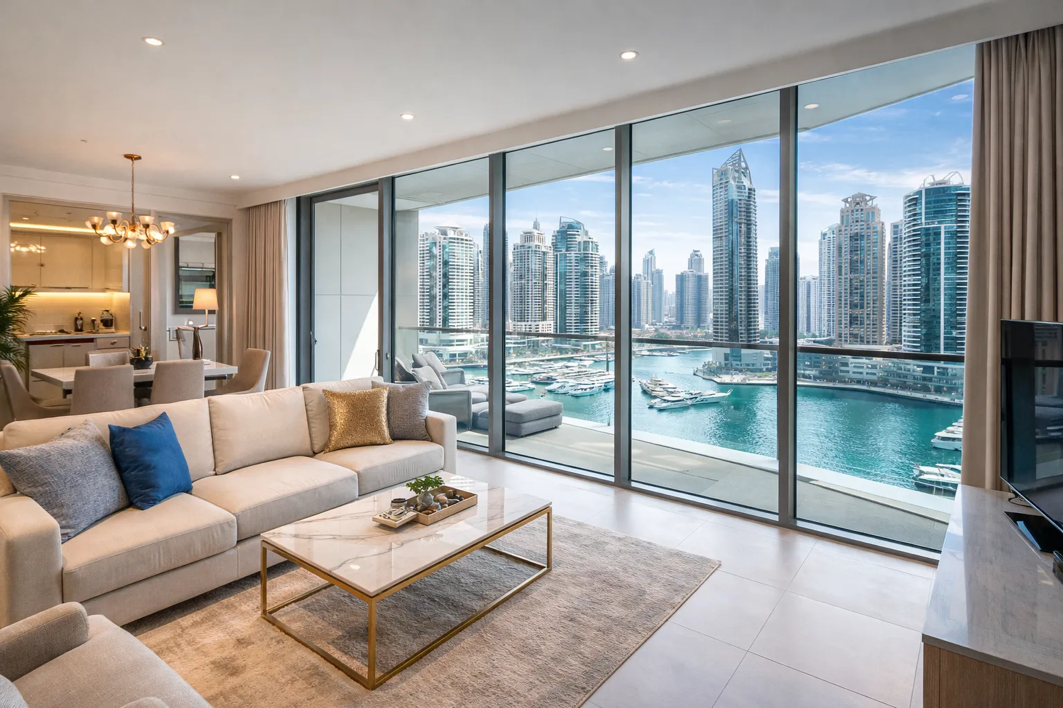 آپارتمان ۲ خوابه در داون‌تاون دبی