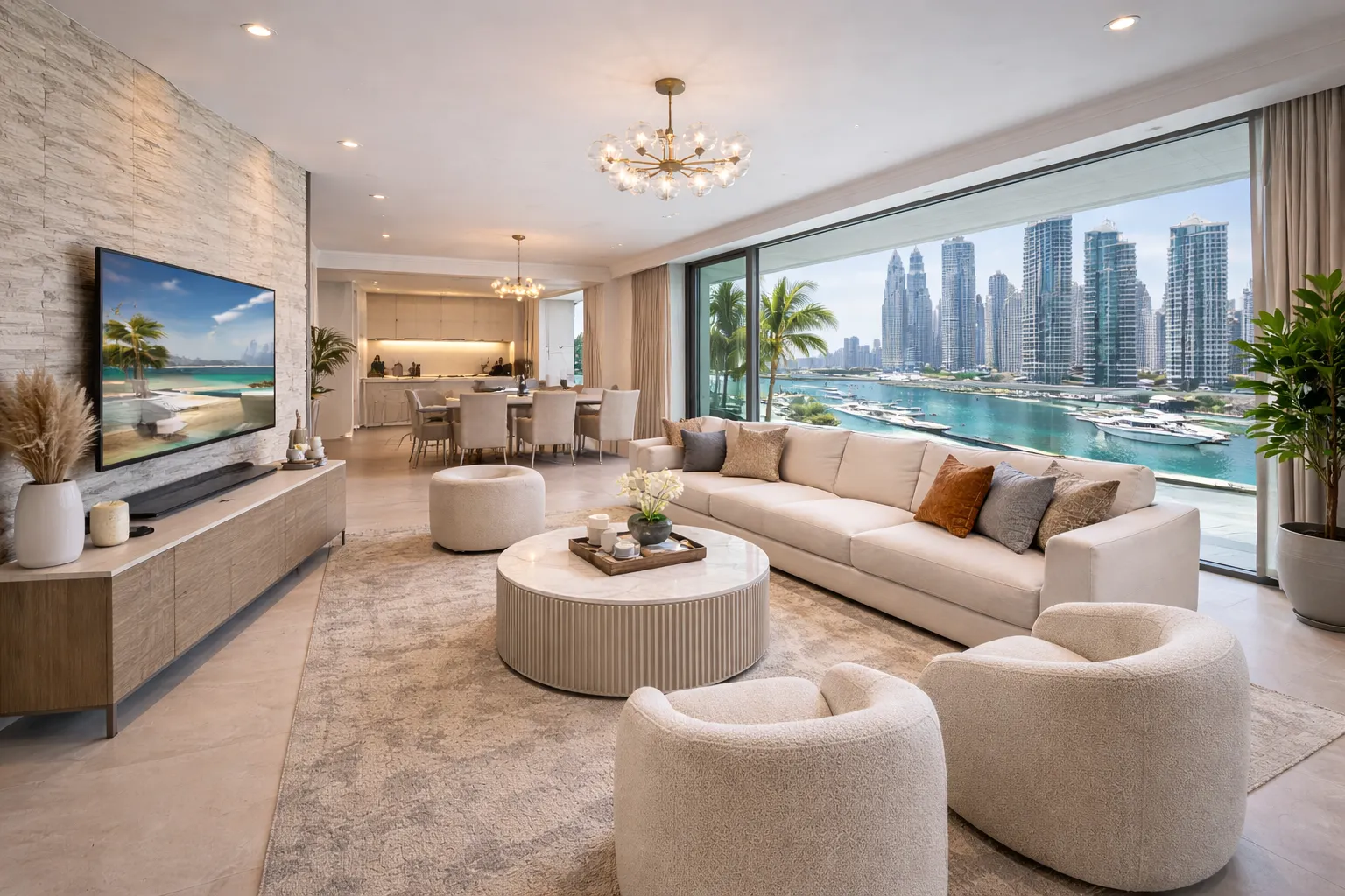 رزیدنس افق فیروزه‌ای مارینا